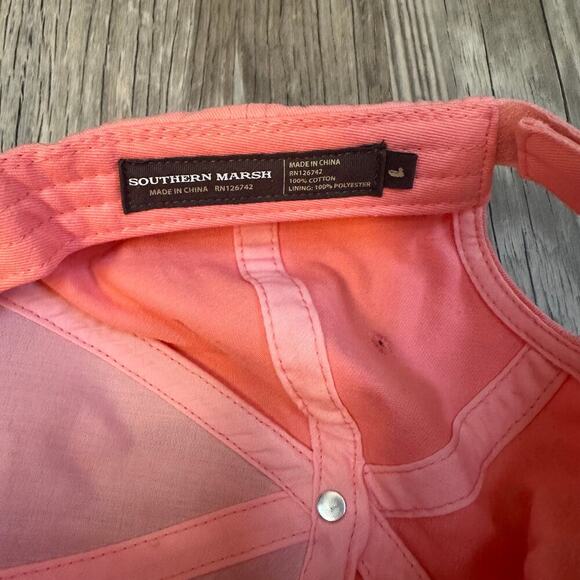 Southern Marsh‎ RN126742 Hat Adjustable Strap Women’s Unisex Peach - Picture 7 of 8